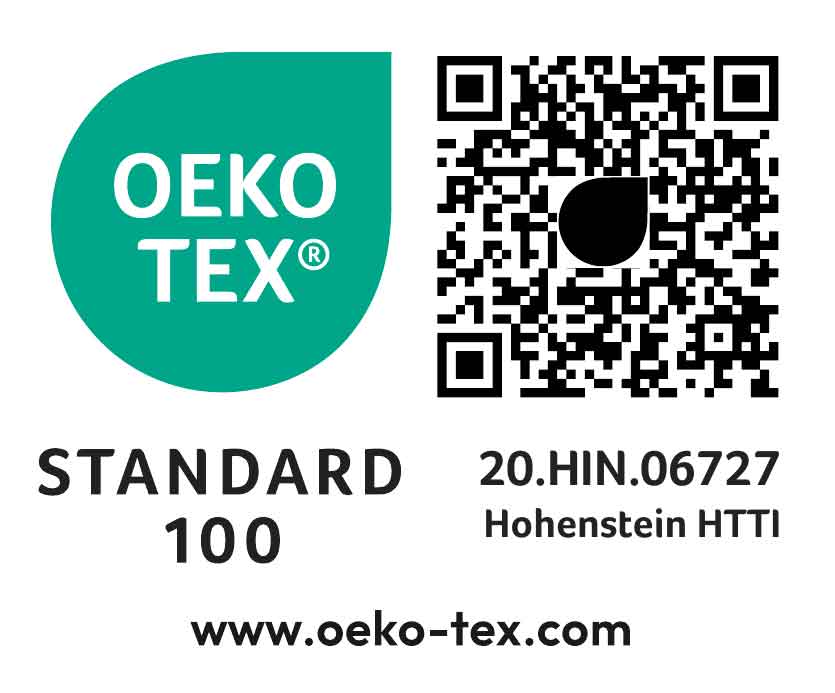 OekoTex Certified  STANDARD 100 by OEKO-TEX® - Apparel Factory
